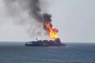 Rusya FESCO konteyner gemisi Karadeniz'de İHA saldırısıyla battı