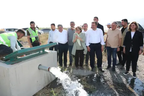 Gaziantep'te 50 yıllık sulama hayali gerçek oldu