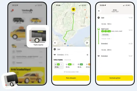 Yandex Go ile İstanbul toplu taşıması planlanıyor