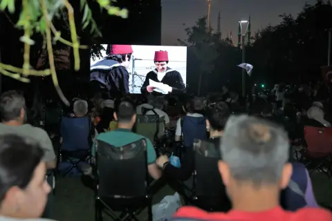Keçiören'de Açık Hava Sinema: "Süt Kardeşler" İzlendi