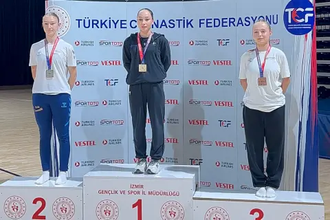 Konya’nın cimnastikteki gururu Türkiye şampiyonu oldu
