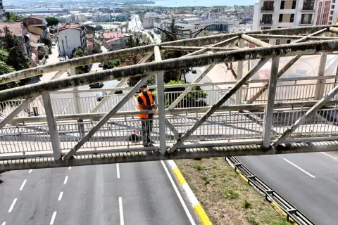 Santral Rampası Üstyapı Yenilendi, Trafiğe Açıldı