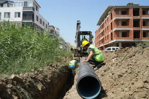 Balıkesir’de Altınkum’un altyapısı yenilendi