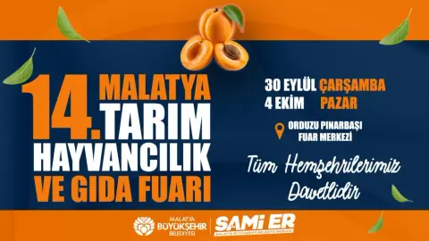 7 Yıllık Aradan Sonra Malatya Tarım Fuarı 30 Eylül'de Açılıyor