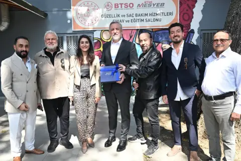 BTSO'dan hizmet sektörüne 400 metrekarelik çıraklık yatırımı