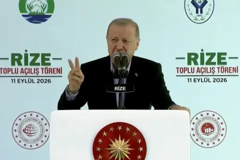 Erdoğan Rize'de 10 milyar TL'lik 26 projeyi açtı