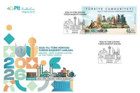 PTT, 2026 Turizm Başkenti Ankara damgası yayınlandı