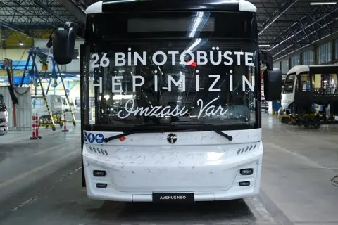 TEMSA 26. bininci otobüsü Avenue Neo üretimden çıktı