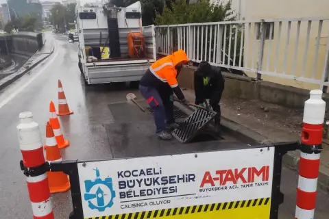 Kocaeli'de yağışa karşı tam teyakkuz: "Olumsuzluk yok"