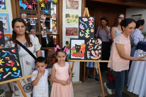 Muğla’da çocuk sanatçıların renkli sergisi açıldı