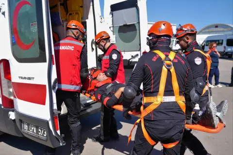 KEÇ-TİM, AFAD simülasyon merkezinde nefes kesen tatbikat