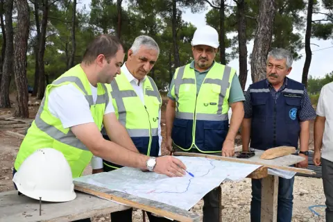 Gördes’te 120 milyon TL’lik su altyapı projesi hızlandı