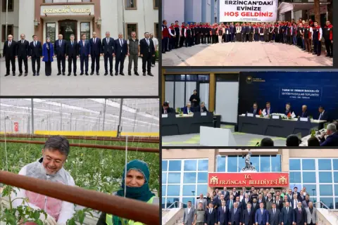 TMO Başkanı Güldal, Yumaklı ile Erzincan-Erzurum ziyareti