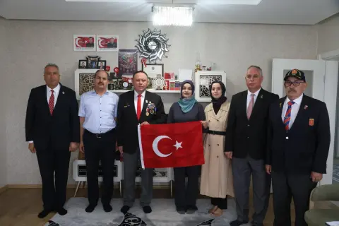 Konya Büyükşehir Belediyesi gazilerini ziyaret etti