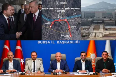 Bursa'da sağlık, eğitim ve ulaşımda milyarlarca liraylık yatırım: 17 ilçe hastanesi, 7,5 milyar TL okul ve metro hattı