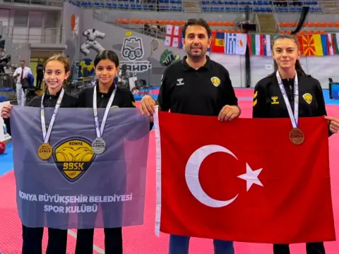 Konya Belediyespor Taekwondo Takımı Avrupa Vizesi Kazandı