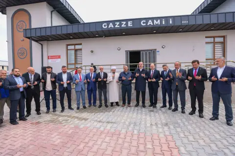 Meram Gazze Camii ibadete açıldı