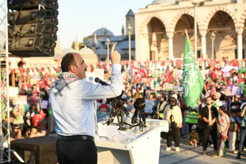 Başkan Altay: “Filistin’in gözyaşı kurumadan insanlığın vicdanı aklanamaz”