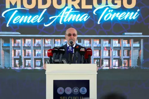 Selçuklu'nda yeni ilçe emniyet binasının temeli atıldı