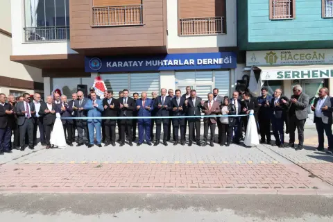 Karatay Muhtarlar Derneği Yeni Hizmet Binasına Kavuştu