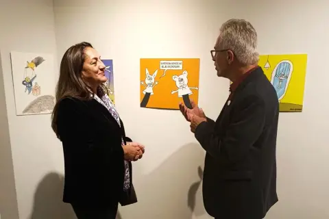 Nilüfer'de kukla ve karikatür buluşması: 38 sanatçı sergiliyor