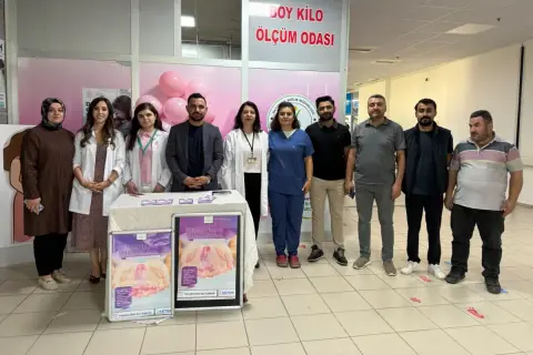 Batman'da meme kanseri farkındalığı için stand kuruldu