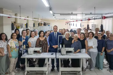 Bornova'da 170 kadın üretime geçti: 'Kapitalizme karşı duruş'
