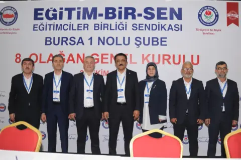 Eğitim-Bir-Sen Bursa 1. Şube Başkanı Adil Yazıcıoğlu