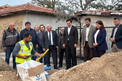 Milletvekili Aksal, İbriktepe'de doğal gazı kontrol etti