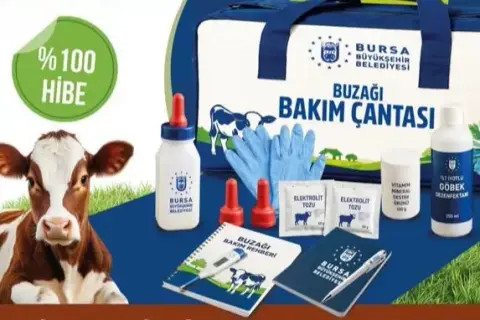 Bursa Büyükşehir'den besicilere bakım çantası desteği