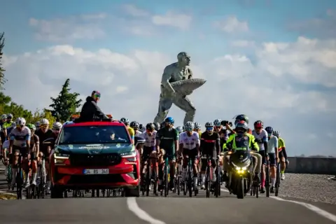 Çanakkale'de iki kıtada pedal döndü: Gran Fondo şampiyonları belli oldu