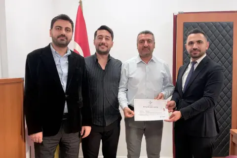 Kozluk Devlet Hastanesi'nde örneğe başarı belgesi