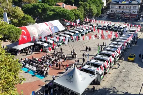 Ünye'de toplu taşıma yenilendi: 118 sıfır araç, 10 hat