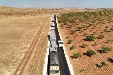 Karaköprü kırsalına 2,2 km asfalt: Kış öncesi yol konforu