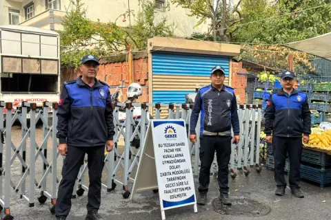 Gebze'de pazar denetimi: 1 tezgâh durduruldu