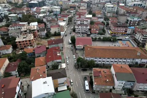 Darıca Mevlana Caddesi yenilendi: 2 bin ton asfalt