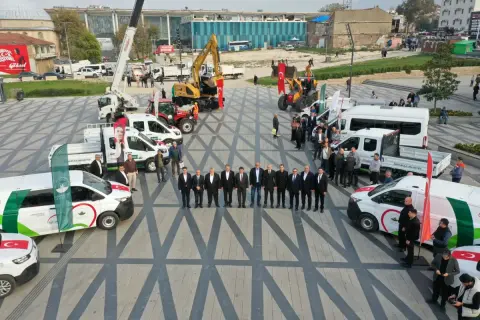 Osmangazi Belediyesi'ne 41 yeni araç hizmete girdi