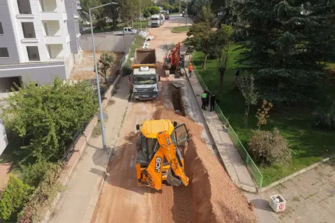 Bursa kışa hazırlanıyor: 400 metre yağmur suyu hattı