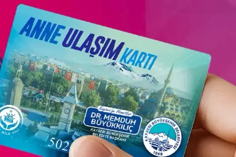 Kayseri'de 1.415 Anneye Ücretsiz Ulaşım Kartı