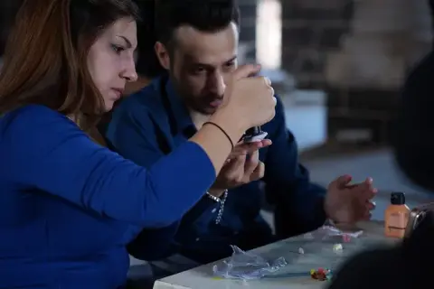 Diyarbakır Kültür Yolu'nda geleneksel sanat sergilendi