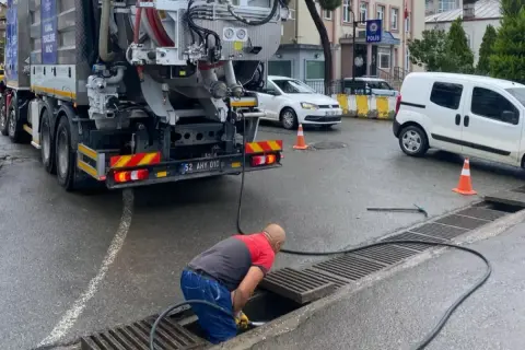 Ordu'da sel önlemi: 7 mahallede menfez ve boru temizliği