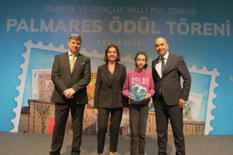 Rami Kütüphanesi'nde filateli ödül töreni