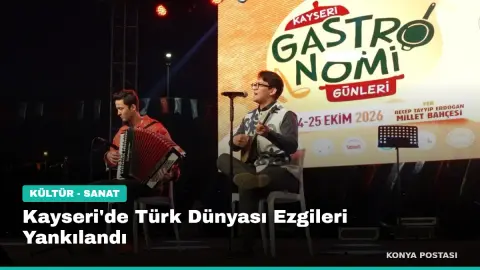 Kayseri'de Türk Dünyası Ezgileri Yankılandı