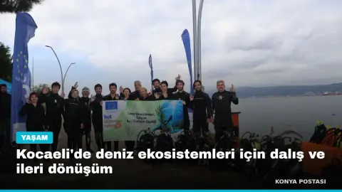 Kocaeli'de deniz ekosistemleri için dalış ve ileri dönüşüm