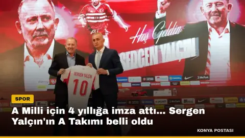 A Milli için 4 yıllığa imza attı... Sergen Yalçın'ın A Takımı belli oldu