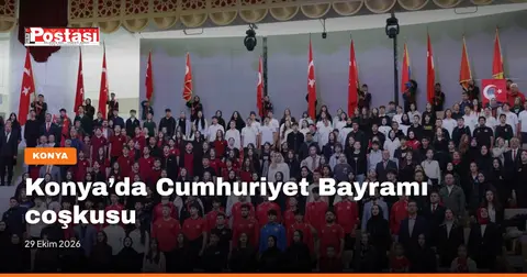 Konya’da Cumhuriyet Bayramı coşkusu