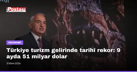 Türkiye turizm gelirinde tarihî rekor: 9 ayda 51 milyar dolar
