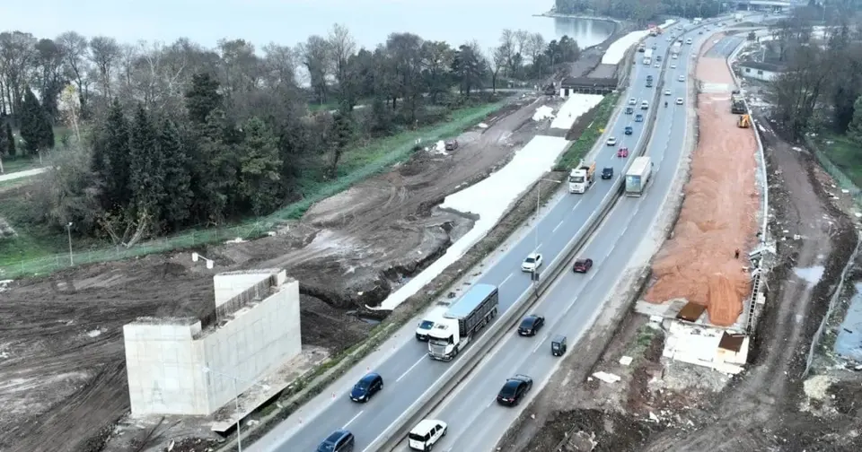 Başiskele Kavşağı Koridor Projesi %38 ilerleme kaydetti, 350 milyon TL tasarruf