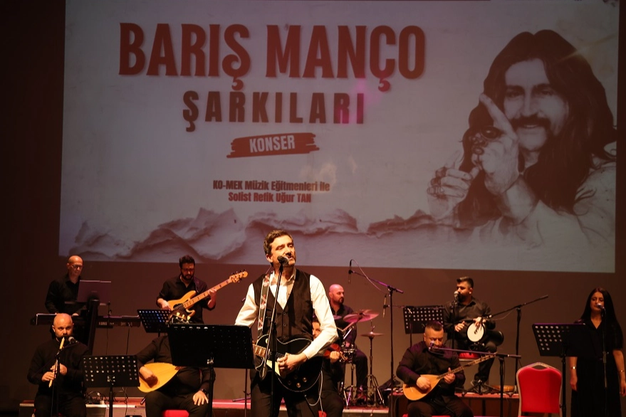 Kocaeli Gebze’de Barış Manço şarkılarıyla nostalji dolu gece