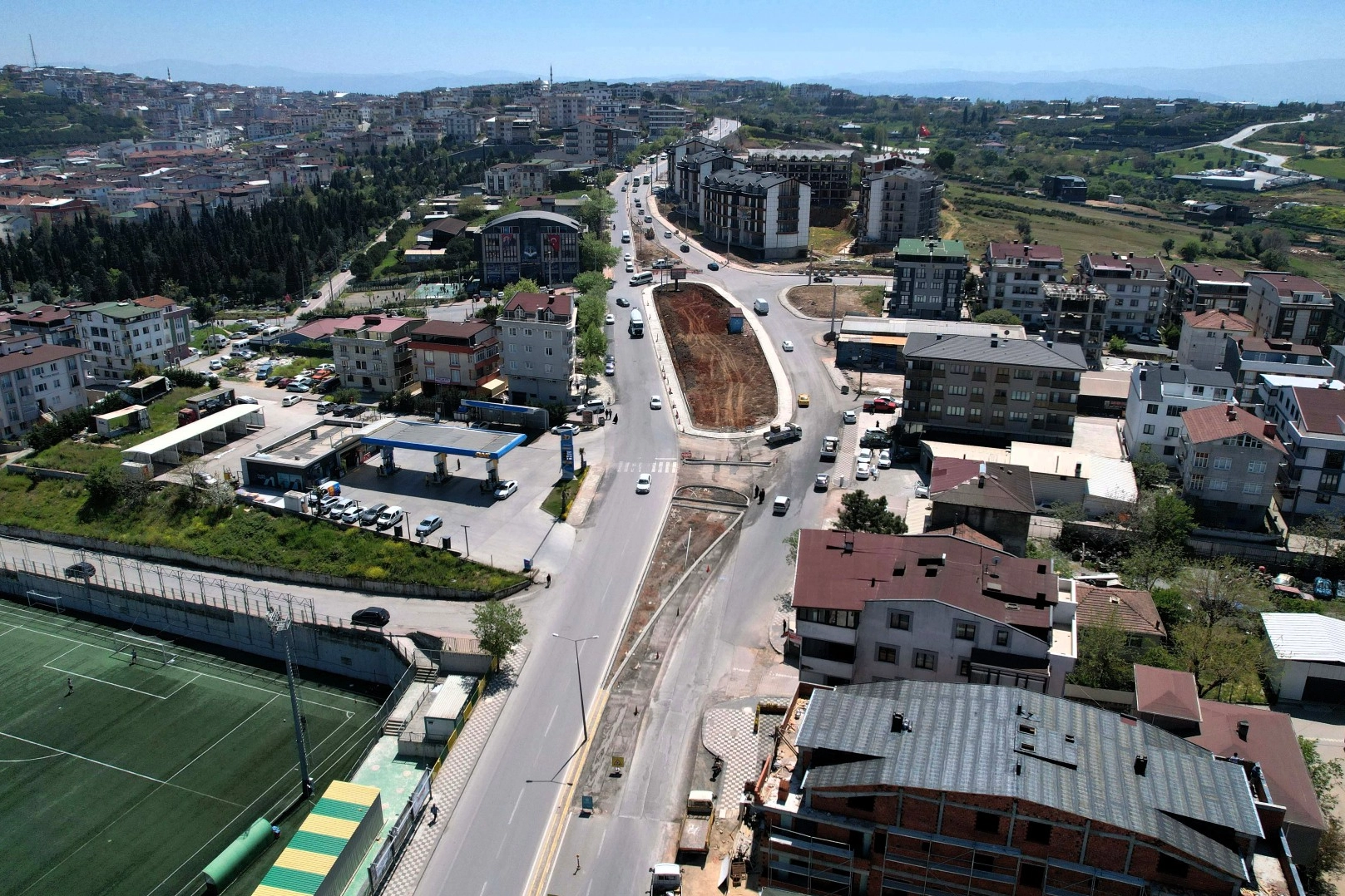 Büyükşehir’den örnek bir kavşak düzenlemesi daha